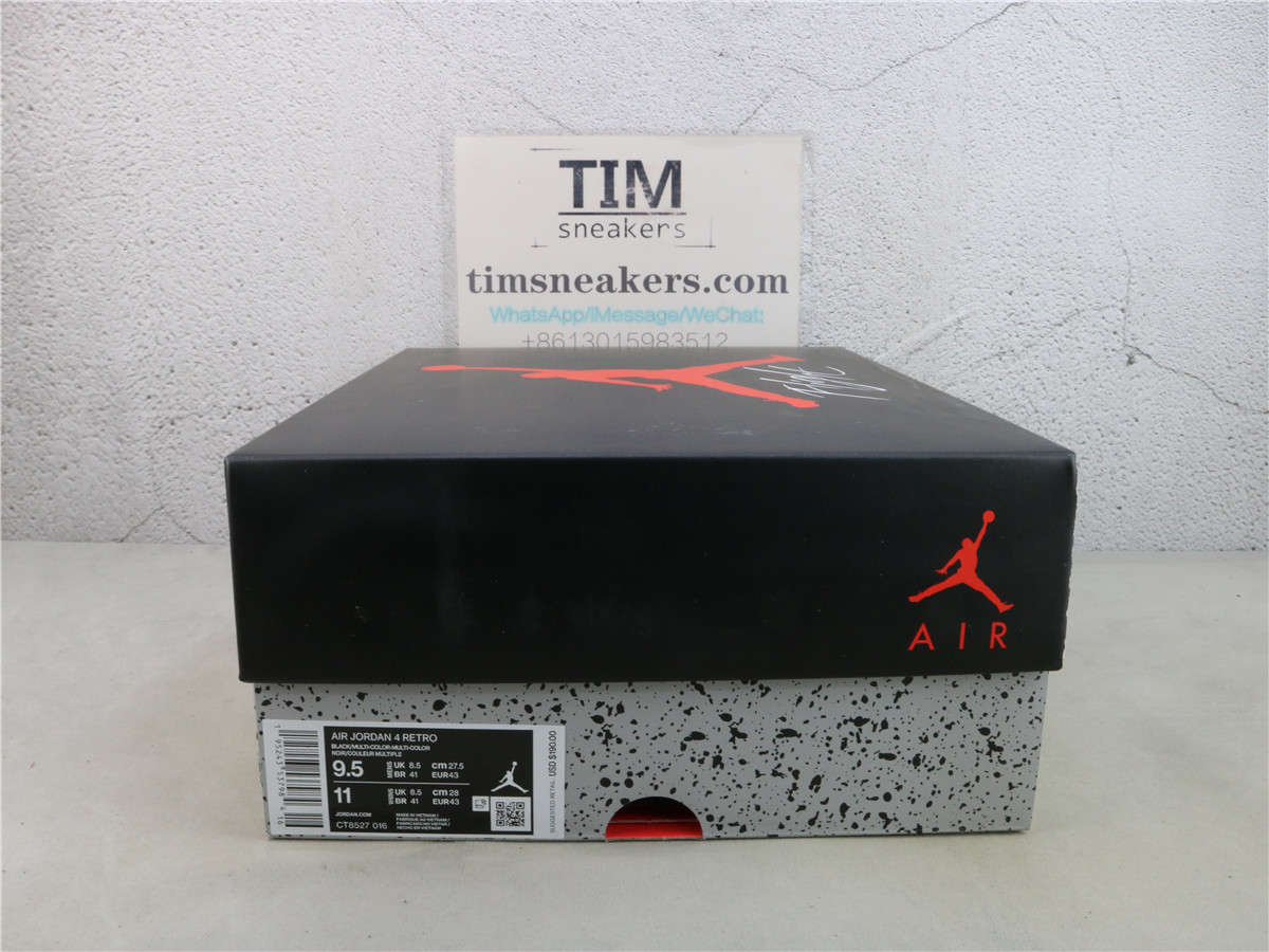 GX Batch Air Jordan 4 Retro Red Thunder CT8527 016